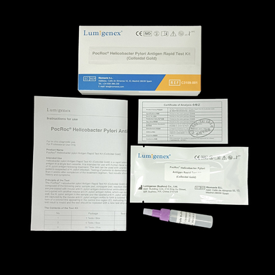 Lumigenex Helicobacter Pylori Szybki test z koloidalnym złotem Certyfikat CE