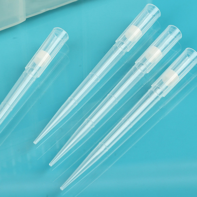 Laboratoryjne przezroczyste jednorazowe końcówki do mikropipet, końcówki do pipet 1250ul