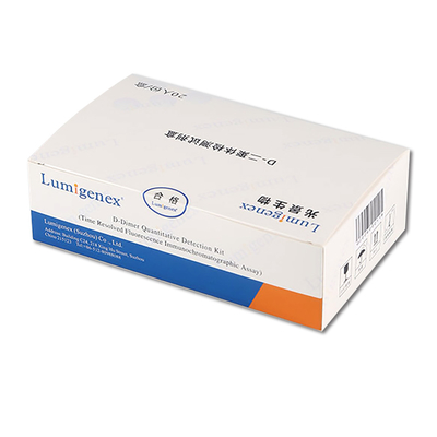Precyzyjny zestaw testowy D Dimer firmy TRFIA Technology Cardiac Marker Zatwierdzony przez CFDA