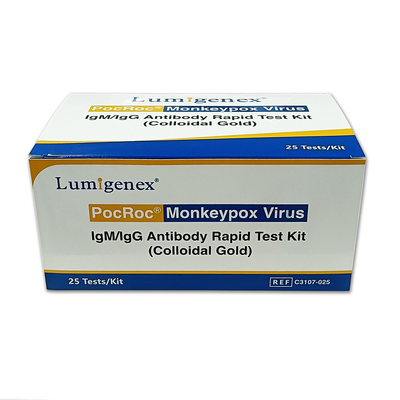 Choroba zakaźna Certyfikat ISO IgM Monkeypox ISO Szybki w 15 minut