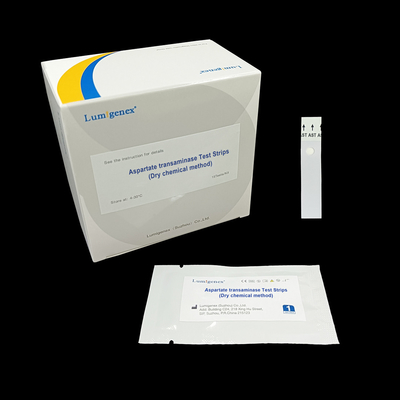 Biomarker urazu wątroby Paski testowe transaminazy asparaginianowej z suchym analizatorem chemicznym