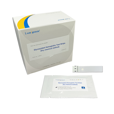 Cukrzycowy szybki test poziomu hemoglobiny glikozylowanej z dokładnością 99,1%.