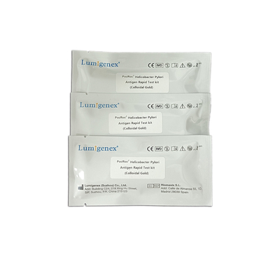 Lumigenex Helicobacter Pylori Antigen Zestaw szybkiego testu Złoto koloidalne Certyfikat CE