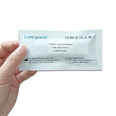 Zestaw szybkiego testu Lumigenex PocRoc FOB Złoto koloidalne Certyfikat CE