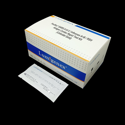 Zestaw szybkiego testu SARS-CoV-2 / Influenza A + B / RSV Antigen Combo 3 krople Objętość próbki