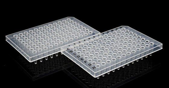 Płytka do PCR 0,2 ml 96-dołkowa płytka reakcyjna do PCR z pół-osłoną