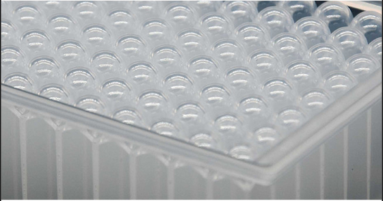 U Bottom PCR Consumables 2,2 ml 96-dołkowa płytka z krawędzią osłonową