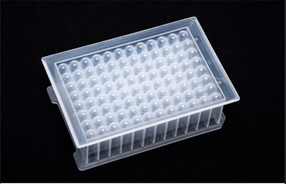 U Bottom PCR Consumables 2,2 ml 96-dołkowa płytka z krawędzią osłonową