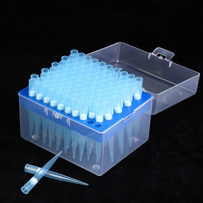 PP Jednorazowe końcówki do pipet, 1000ul filtrowane końcówki do pipet ze stojakiem