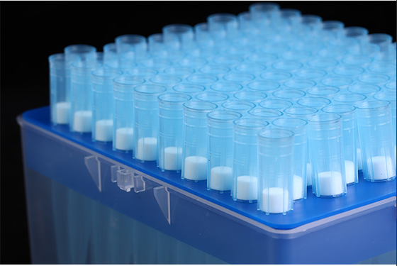 PP Jednorazowe końcówki do pipet, 1000ul filtrowane końcówki do pipet ze stojakiem