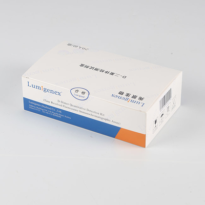 Zestaw testowy ISO13485 POC, zestawy biochemiczne D-Dimer pełnej krwi