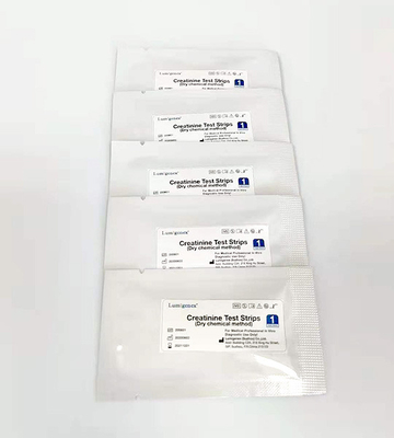 OEM Suche chemiczne paski testowe kreatyniny Zatwierdzone przez CE dla szpitala